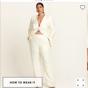 J. Crew Petite Drapey cupro trouser